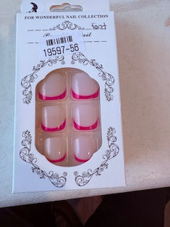 Pedi press on - French tip